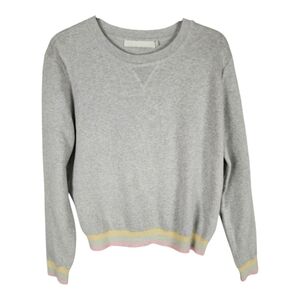 Revolve One Grey Day cotton and cashmere blend cozy knit sweater Size XSmall NEW